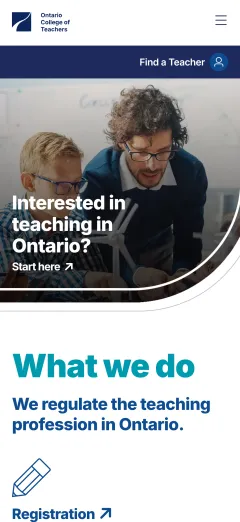 Ontario College of Teachers mobile